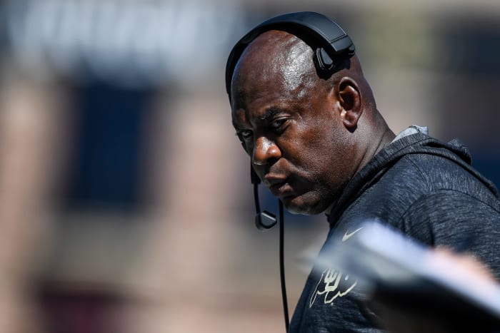 Head coach Mel Tucker during a Colorado game.