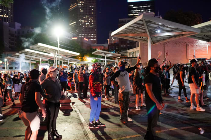 Atlanta protests take place on Saturday.