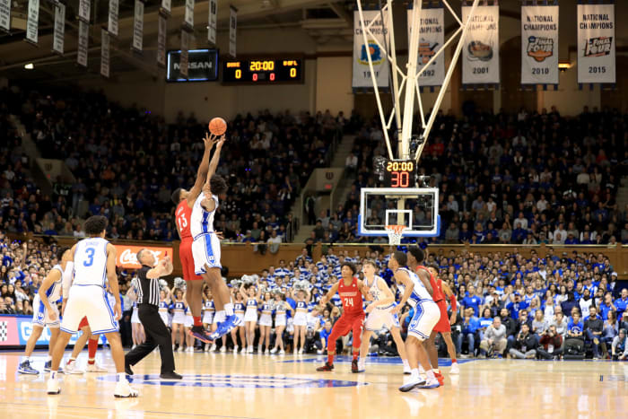 Louisville and Duke tip off at Cameron Indoor Stadium for an ACC game on Saturday.