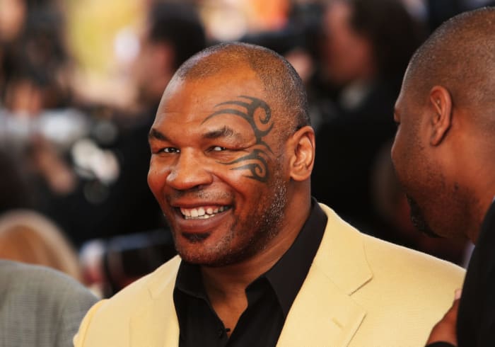 Une photo en solo de Mike Tyson.