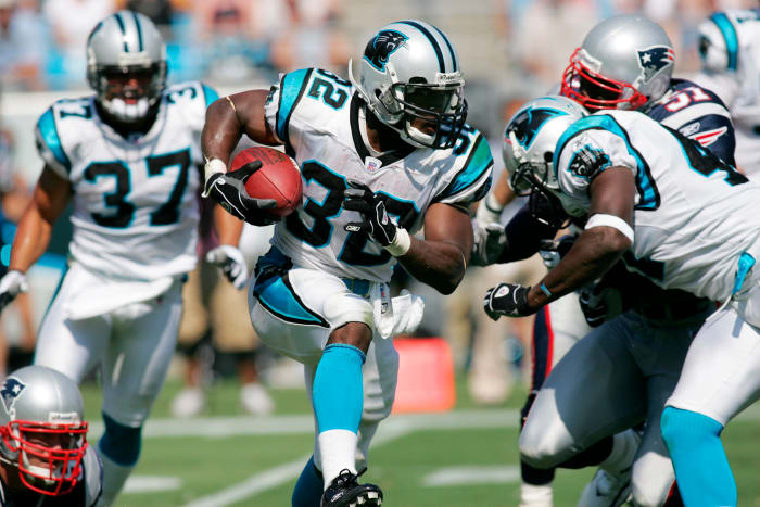 Rod Smart plays for the Carolina Panthers.