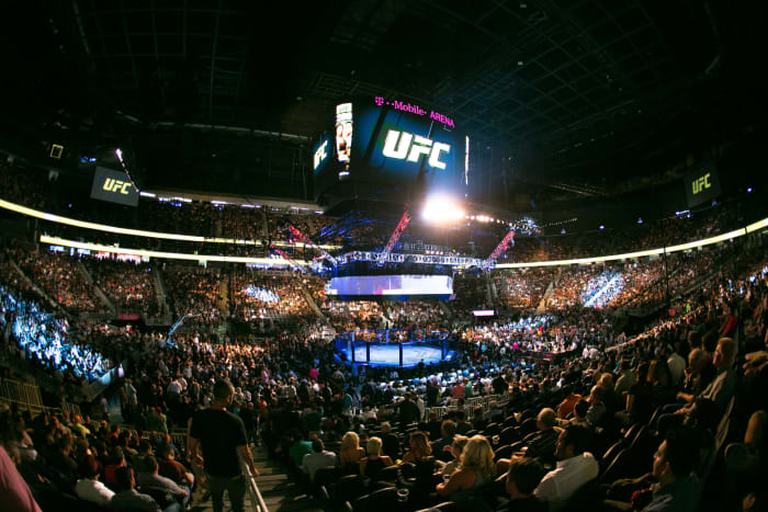 A general photo of a UFC event.