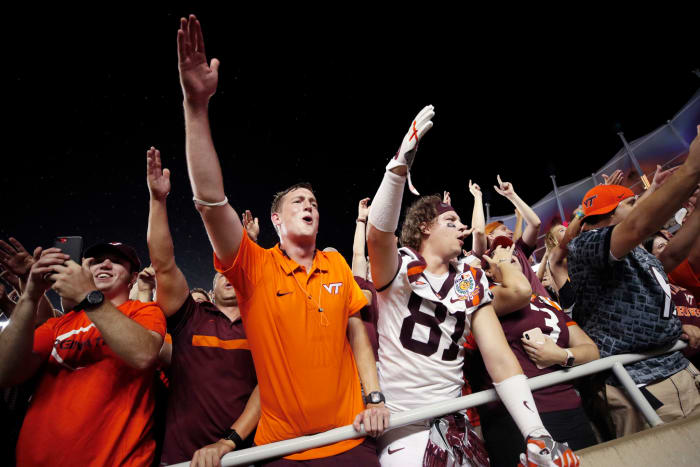 Virginia Tech fans.