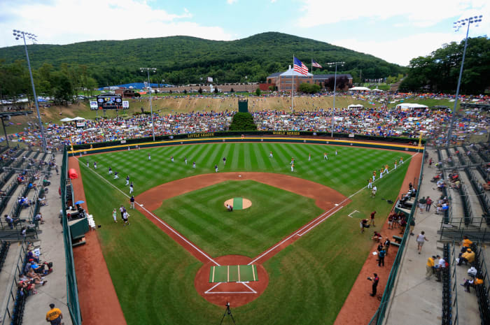 A view of the field at the Little League World Series.
