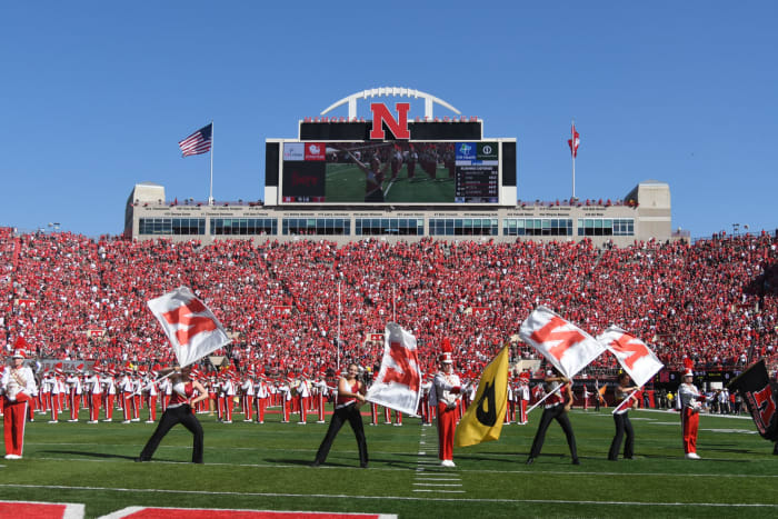 A general view of Nebraska's Memorial Stadium.
