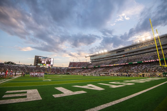 Colorado State stadium sits empty.
