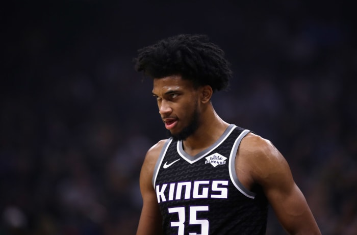 A closeup of Marvin Bagley Jr.