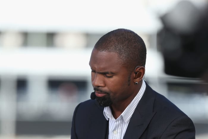 A closeup of Charles Woodson.