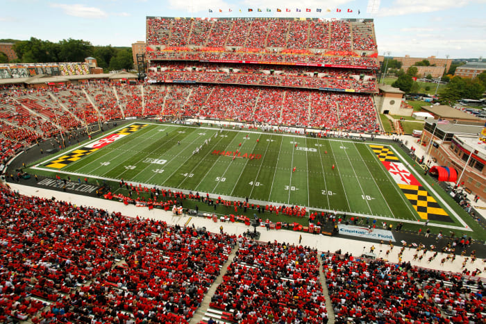 A general view of Maryland's football stadium.