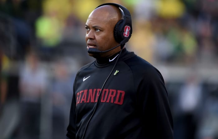 Stanford coach David Shaw.
