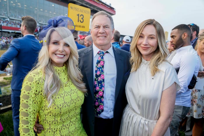 Bill Belichick at the Preakness.