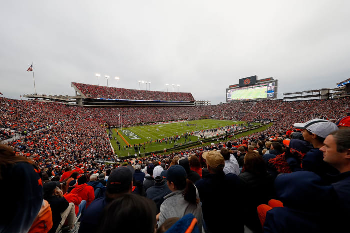 Auburn's Jordan Hare Stadium during a game against rival Georgia.