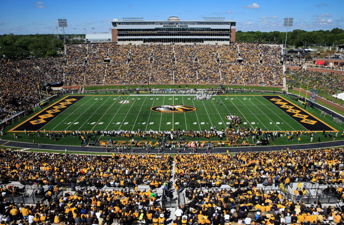 A general view of Missouri's football field.