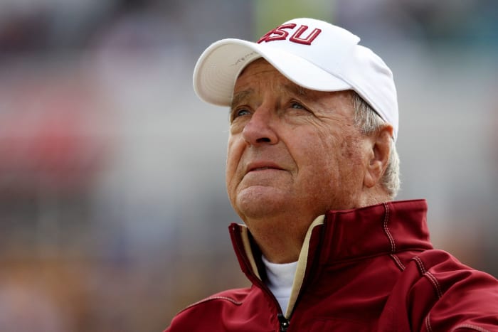 A closeup of Bobby Bowden.