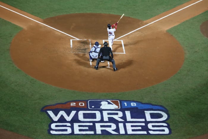 the boston red sox and the los angeles dodgers play in the world series
