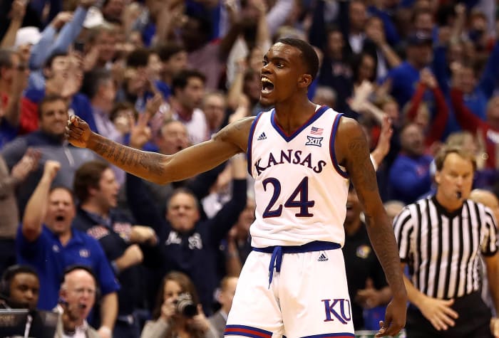 Lagerald Vick of the Kansas Jayhawks.