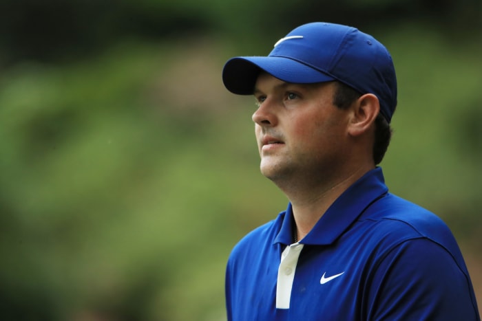A closeup of Patrick Reed.