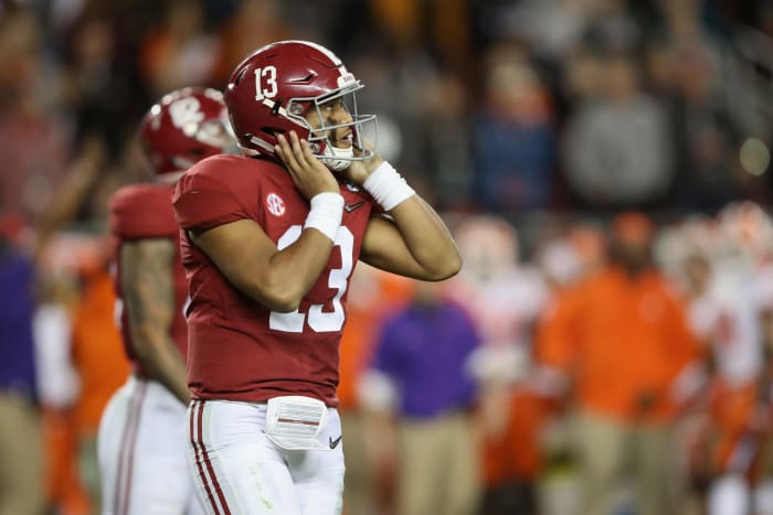 Tua Tagovailoa of the Alabama Crimson Tide.
