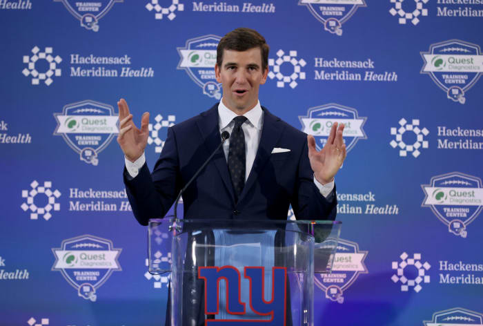 Eli Manning announces his retirement from the NFL.