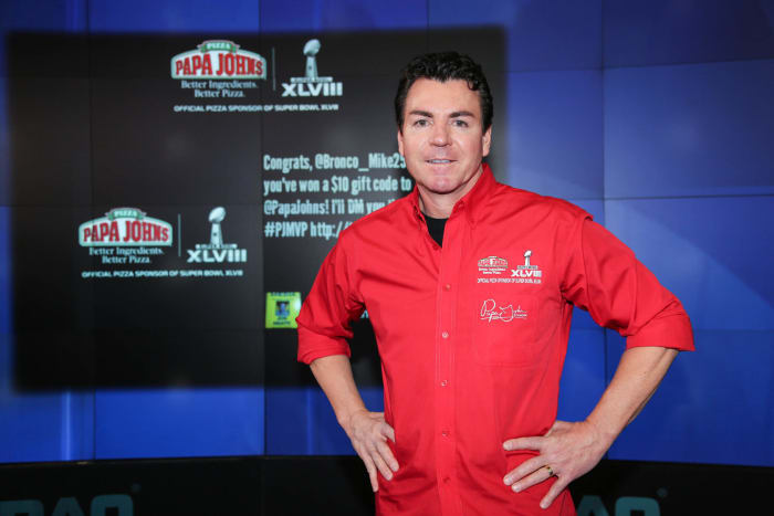 Papa John's at the Super Bowl.