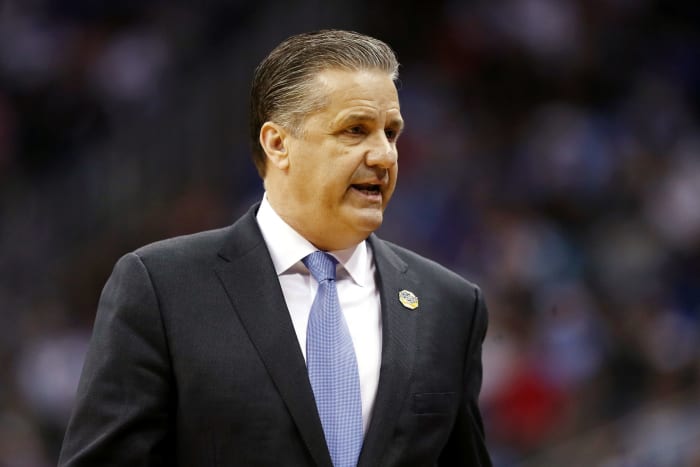 A solo shot of John Calipari.
