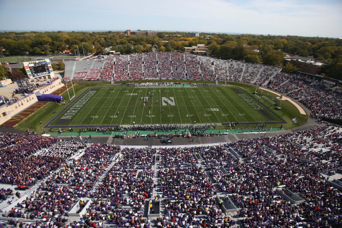 Northwestern Wildcats' football stadium.