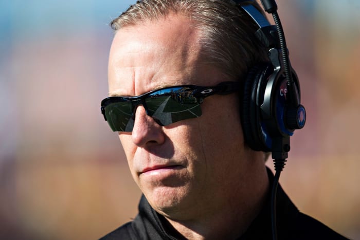 Todd Monken on the sideline.