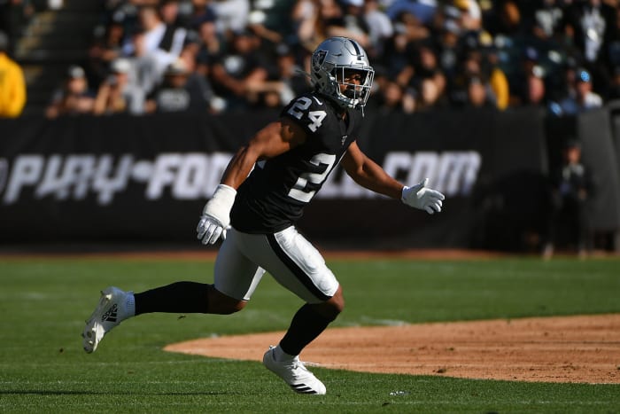 Oakland Raiders first round pick Jonathan Abram.