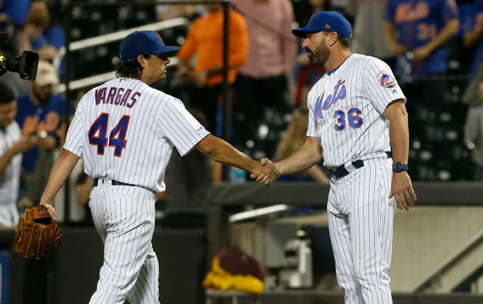 mets manager and jason vargas