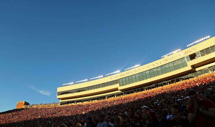 An interior view of Florida State's stadium.