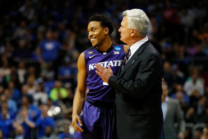 Bruce Weber talks with Kamau Stokes.
