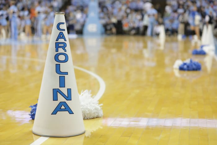 A North Carolina Tar Heels megaphone.