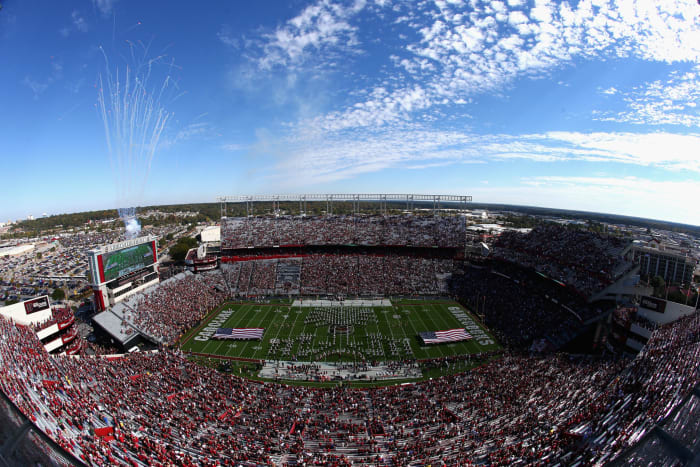 General view of Williams-Brice Stadium.