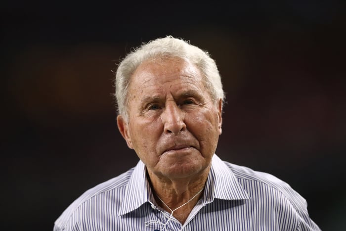 Lee Corso at the Ohio State-TCU game.