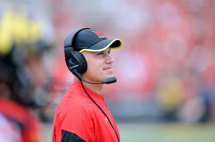 Former Maryland head football coach DJ Durkin.