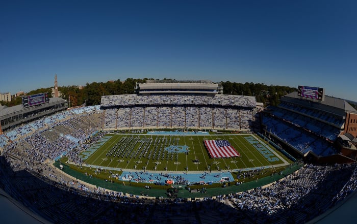 General view of Kenan Stadium.