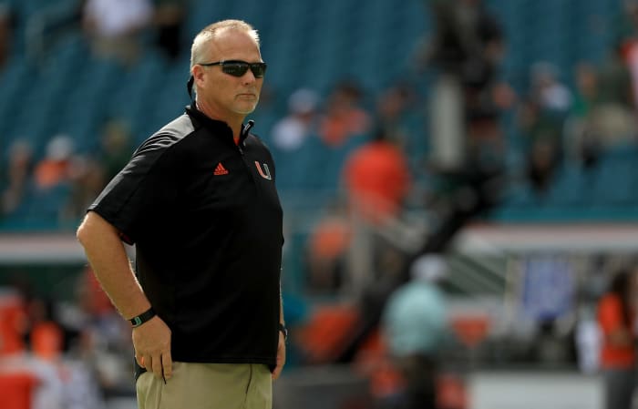 Mark Richt looks on before a game.