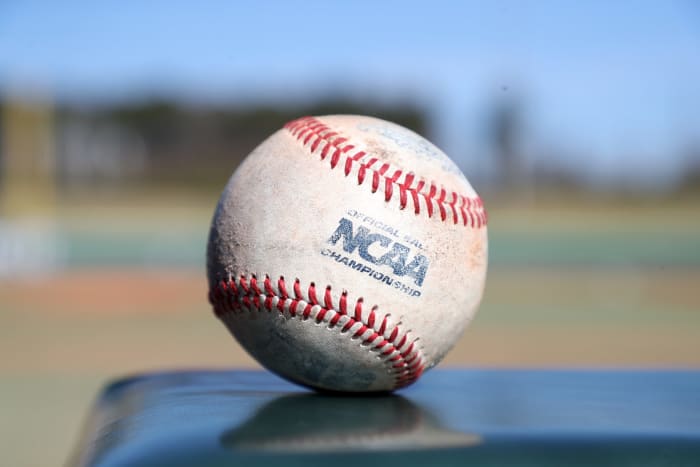 General shot of a baseball.
