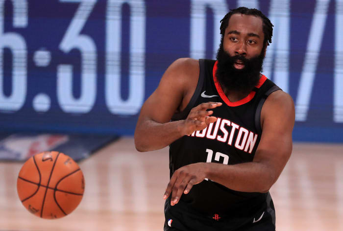 James Harden in Game 7 against the Thunder.