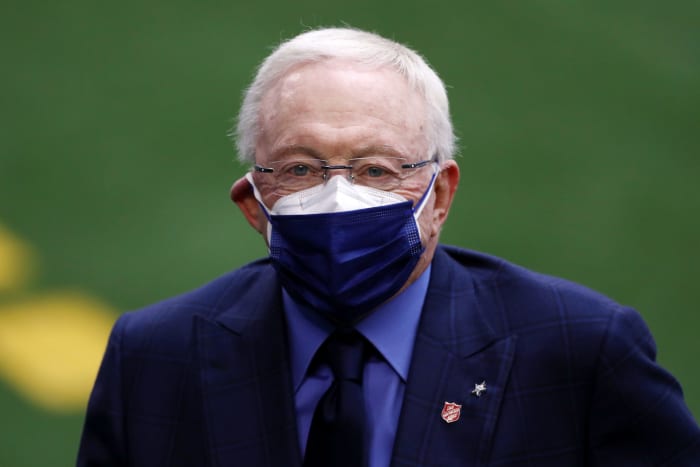 Dallas Cowboys owner Jerry Jones on Thursday.