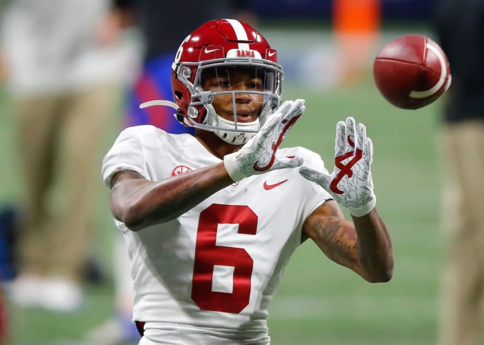 Alabama Crimson Tide wide receiver DeVonta Smith.
