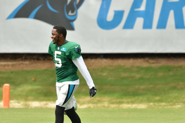 Carolina Panthers quarterback Teddy Bridgewater.