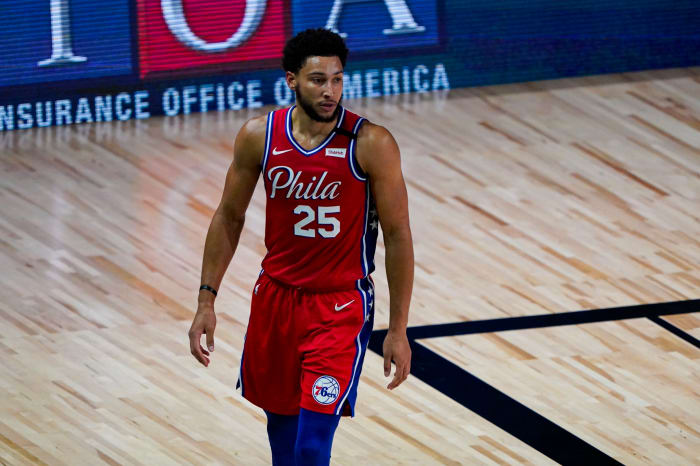 Philadelphia 76ers star forward Ben Simmons.