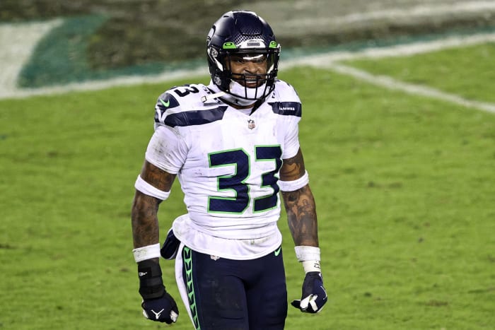 Seattle Seahawks defensive back Jamal Adams.