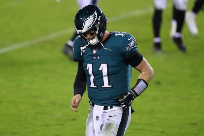 Philadelphia Eagles quarterback Carson Wentz on Monday night.