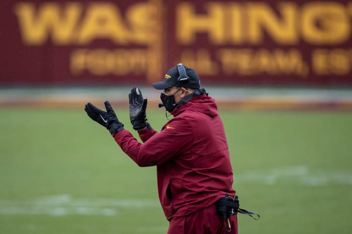 Washington Football Team head coach Ron Rivera.