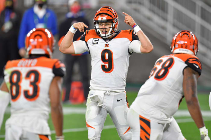 Cincinnati Bengals rookie quarterback Joe Burrow.