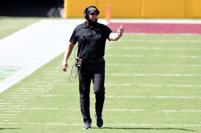 Washington Football Team head coach Ron Rivera on Sunday.