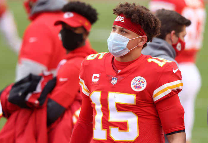 Kansas City Chiefs quarterback Patrick Mahomes on Sunday.