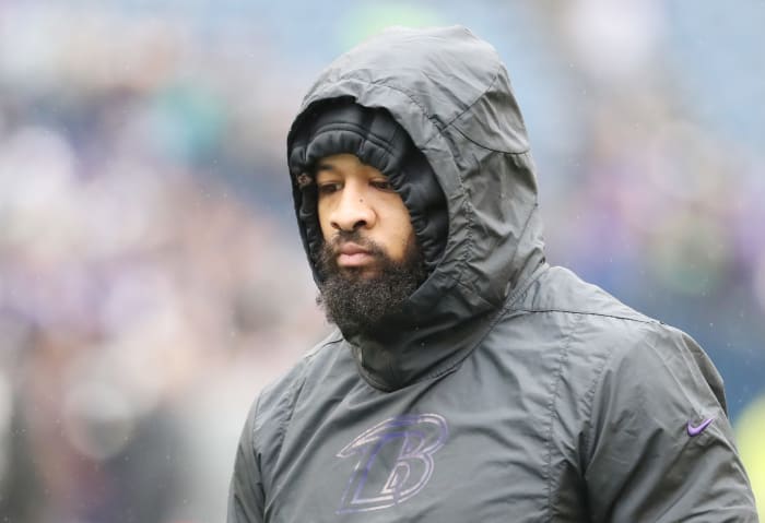 Baltimore Ravens defensive back Earl Thomas.